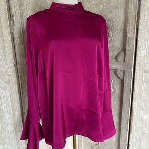 Halogen Fuchsia Blouse